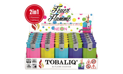 Lighter 2in1 “Fire & Flame” Neon Mix