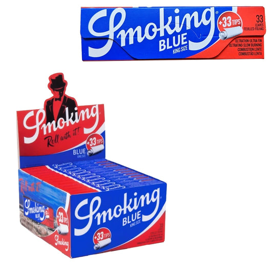 Smoking Blue King Size + Tips