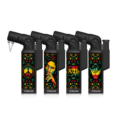 TOBALIQ Jet Flame Lighter UV CANABIS