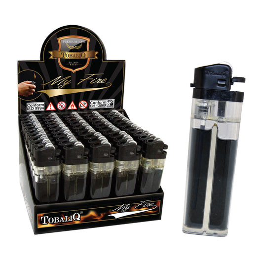 TobaliQ disposable lighter MY FIRE "Black Gas"