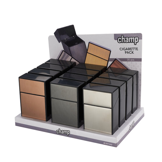 CH BRUSHED METAL CIG PACK 20 PCS DL-12
