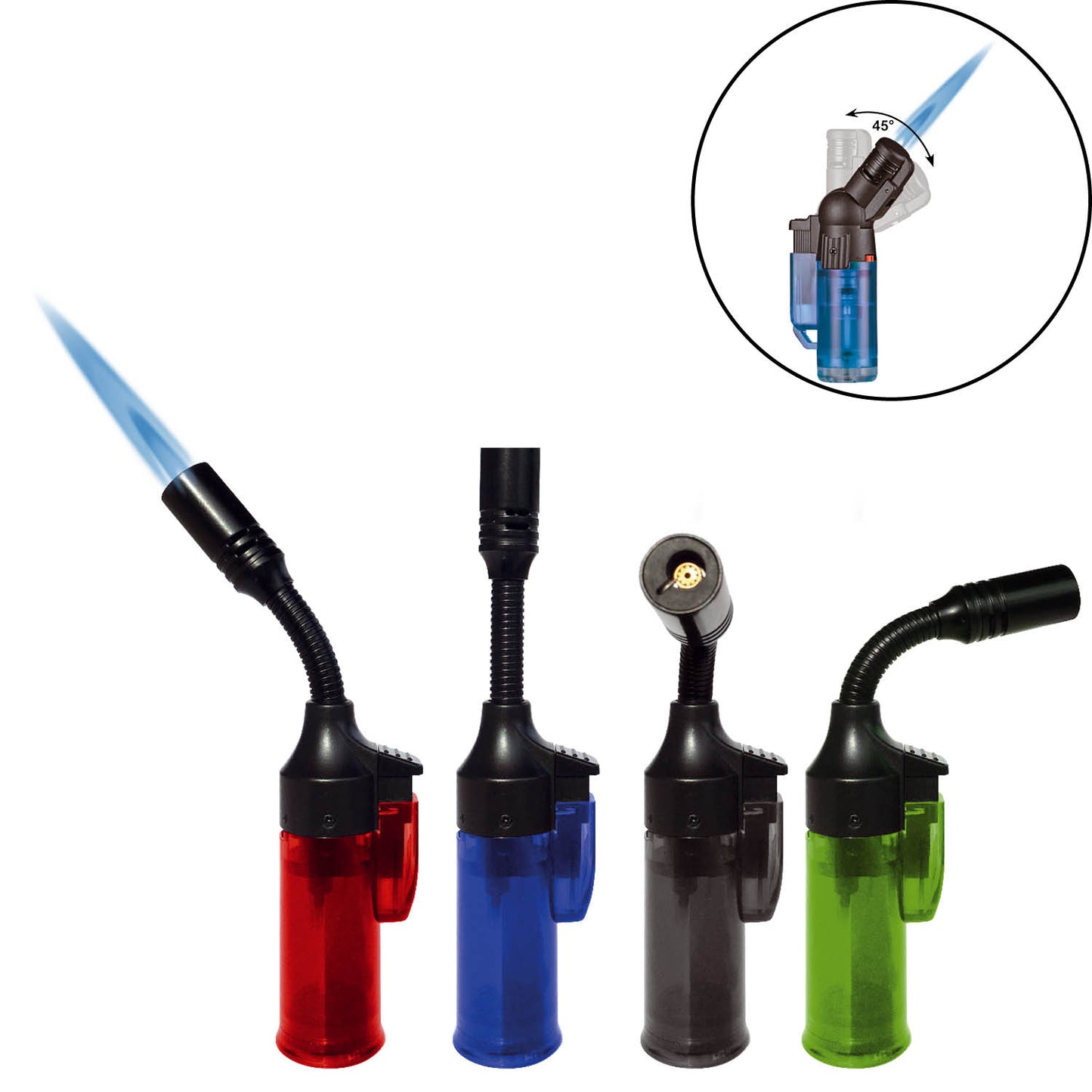 TOBALIQ Jet Flame Turbo 360° Flexi X8