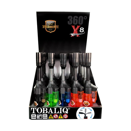 TOBALIQ Jet Flame Turbo 360° Flexi X8