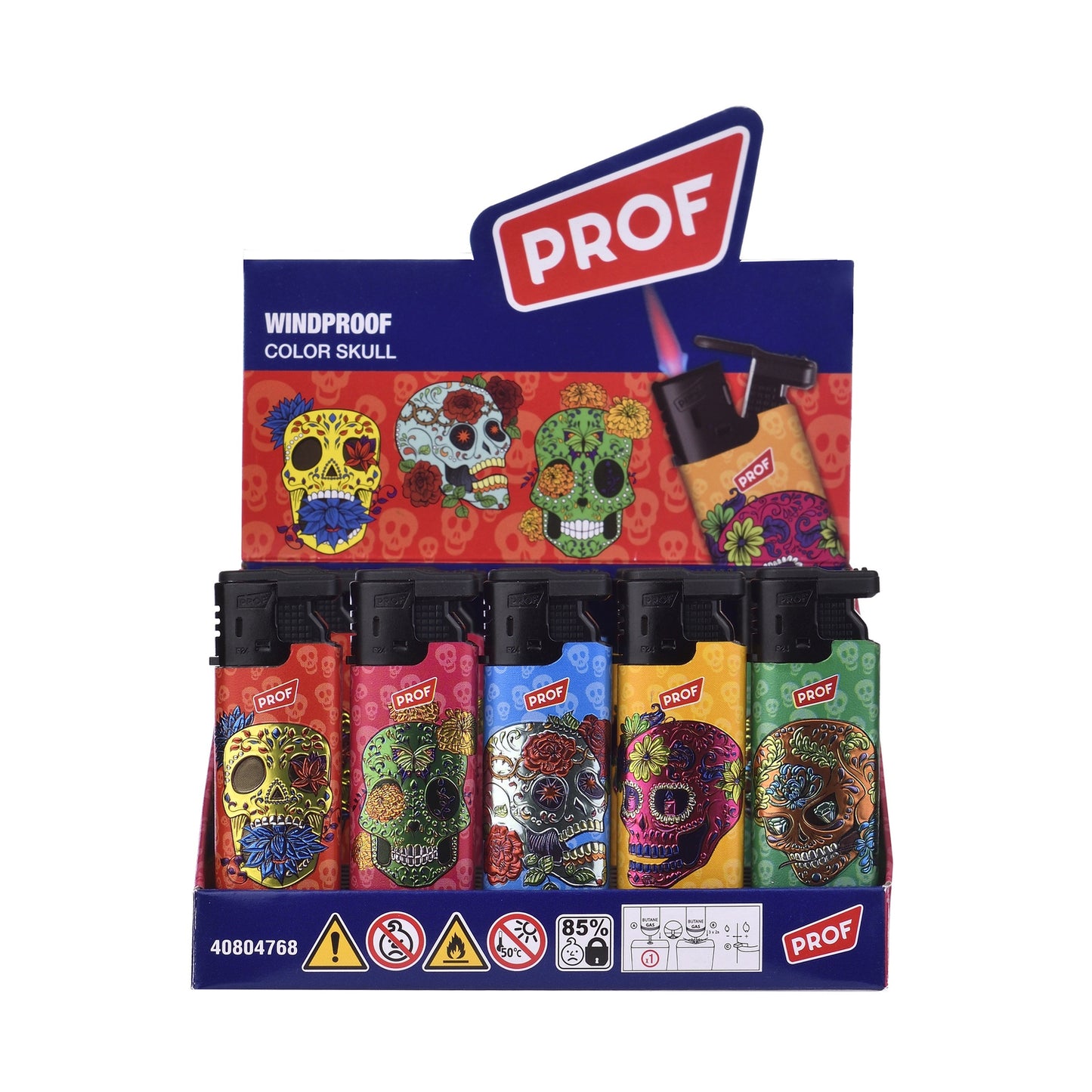 PROF 3D Effect Color Skull Slidecap DL50