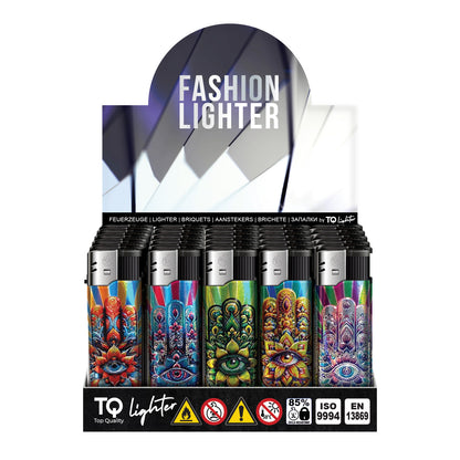 TQ aluminum motif lighter Fatima's Hand