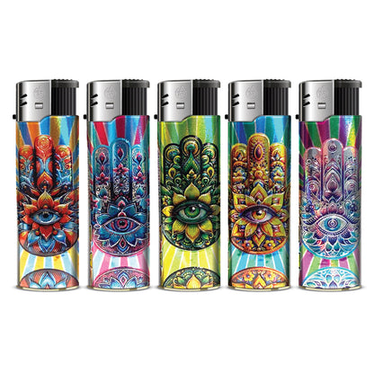 TQ aluminum motif lighter Fatima's Hand