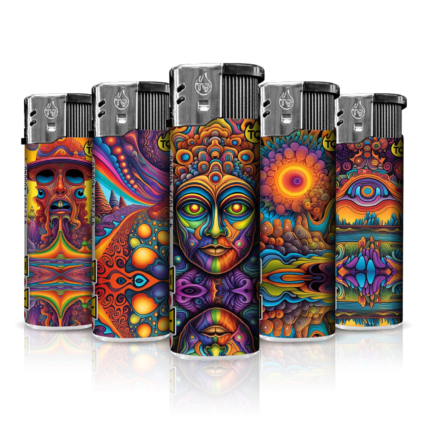 TQ motif lighter PSYCHEDELIC