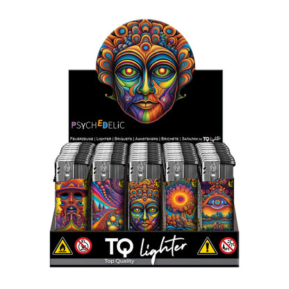 TQ motif lighter PSYCHEDELIC