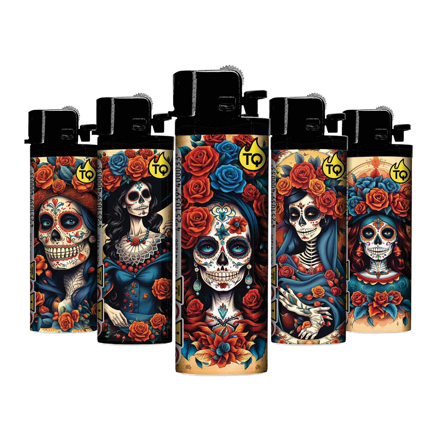 TQ Flint Motif lighter LA CATRINA