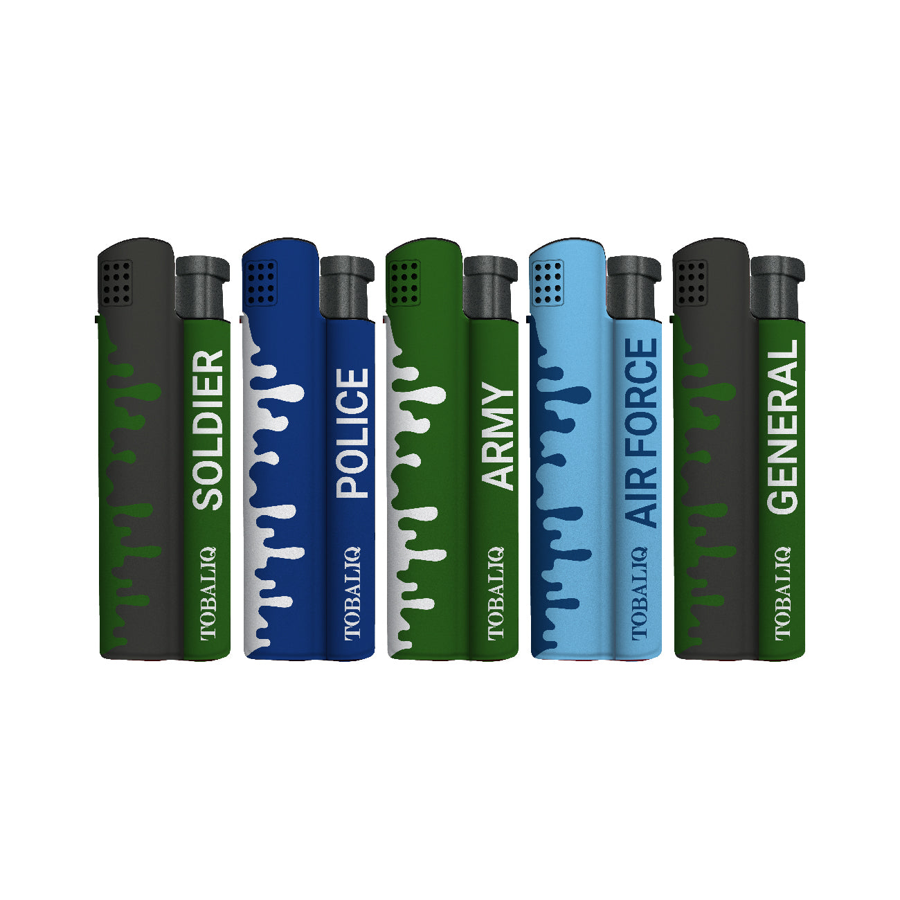 TOBALIQ Jet Flame Lighter MILITARY