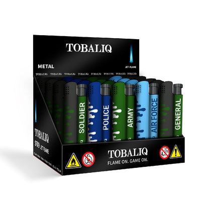 TOBALIQ Jet Flame Lighter MILITARY