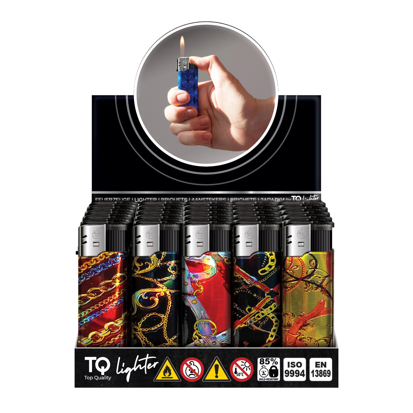 TQ ALU-motif lighter Eleganza