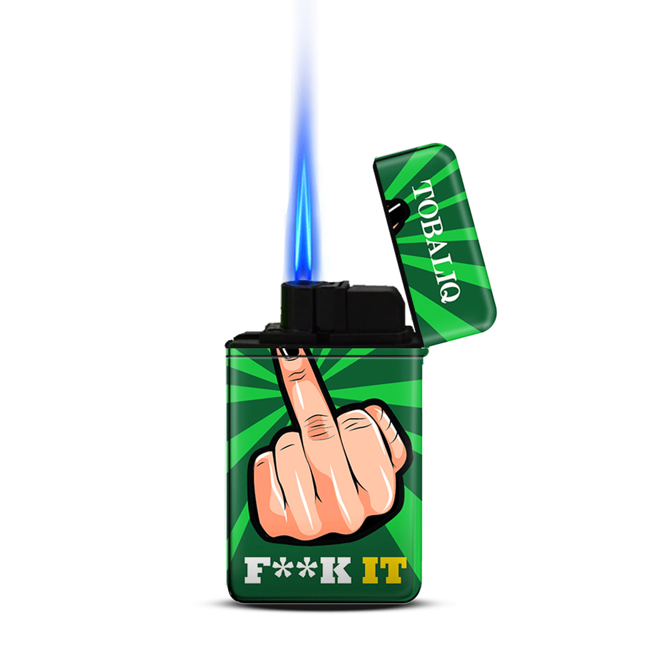 TOBALIQ Jet Flame Lighter F**CK IT