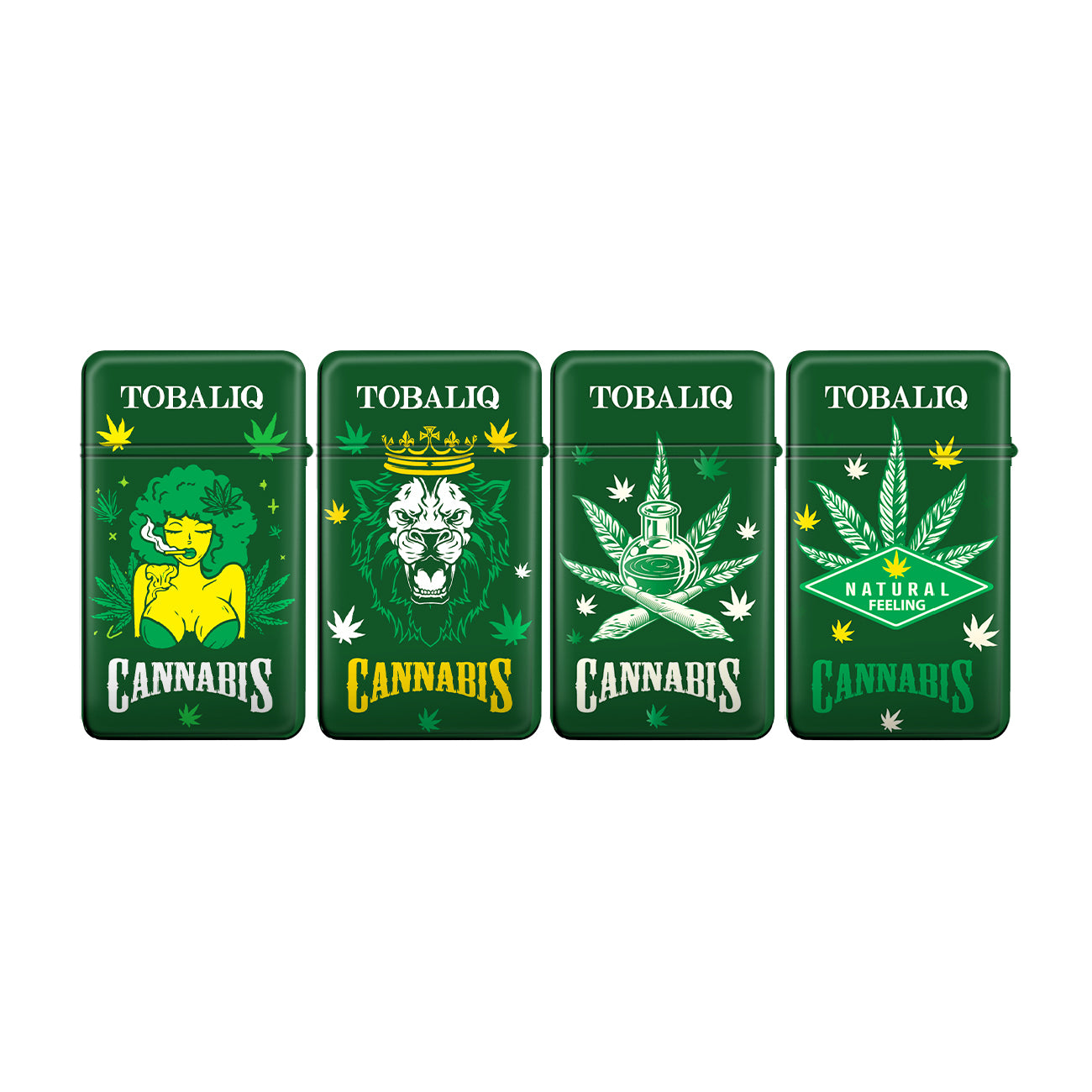 TOBALIQ Jet Flame Lighter KING CANNABIS