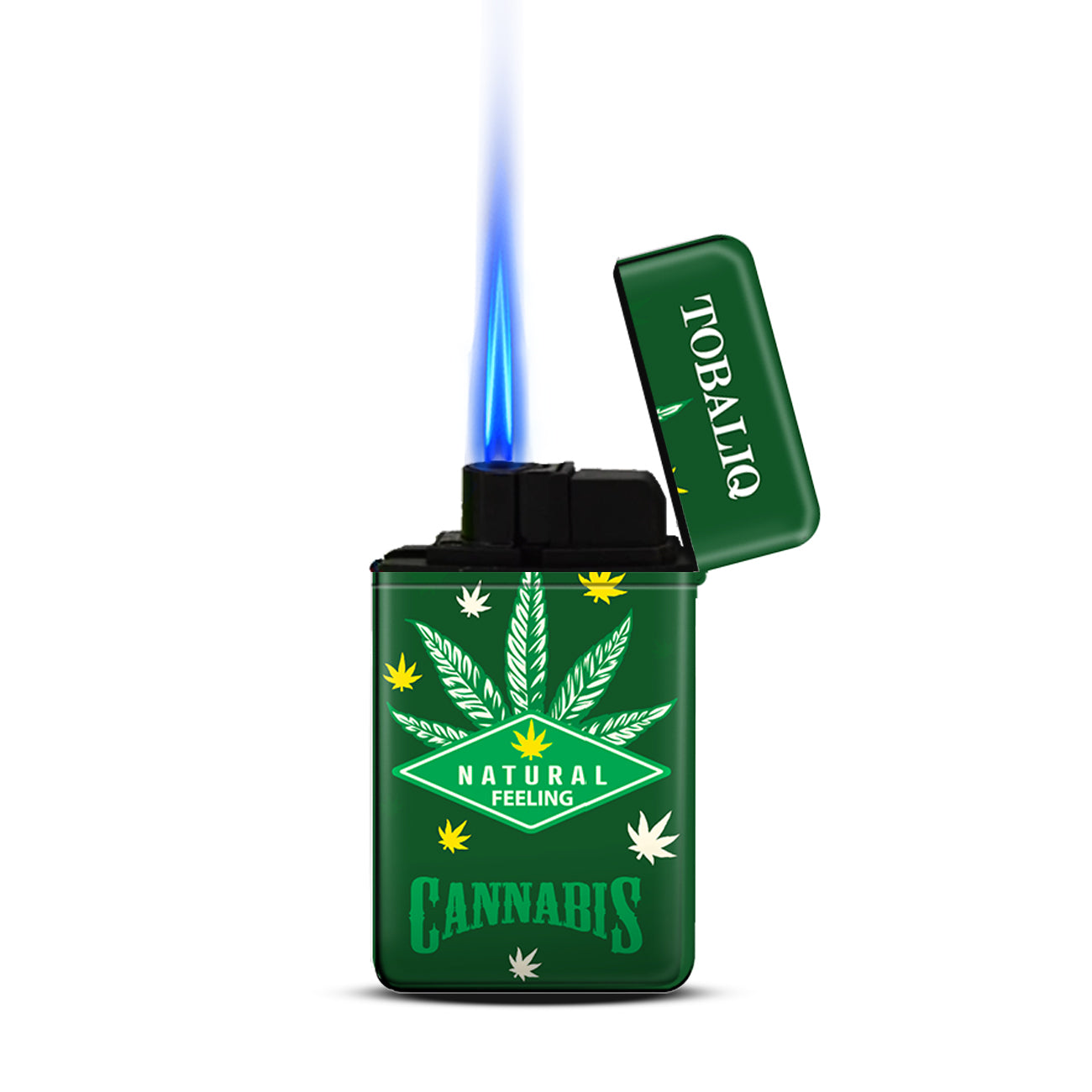 TOBALIQ Jet Flame Lighter KING CANNABIS