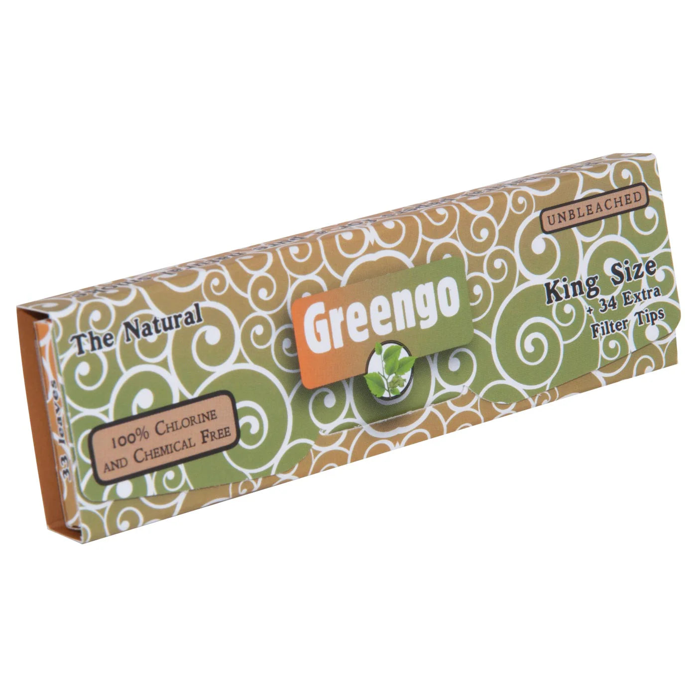 Greengo Unbleached King Size Regular 2-in-1