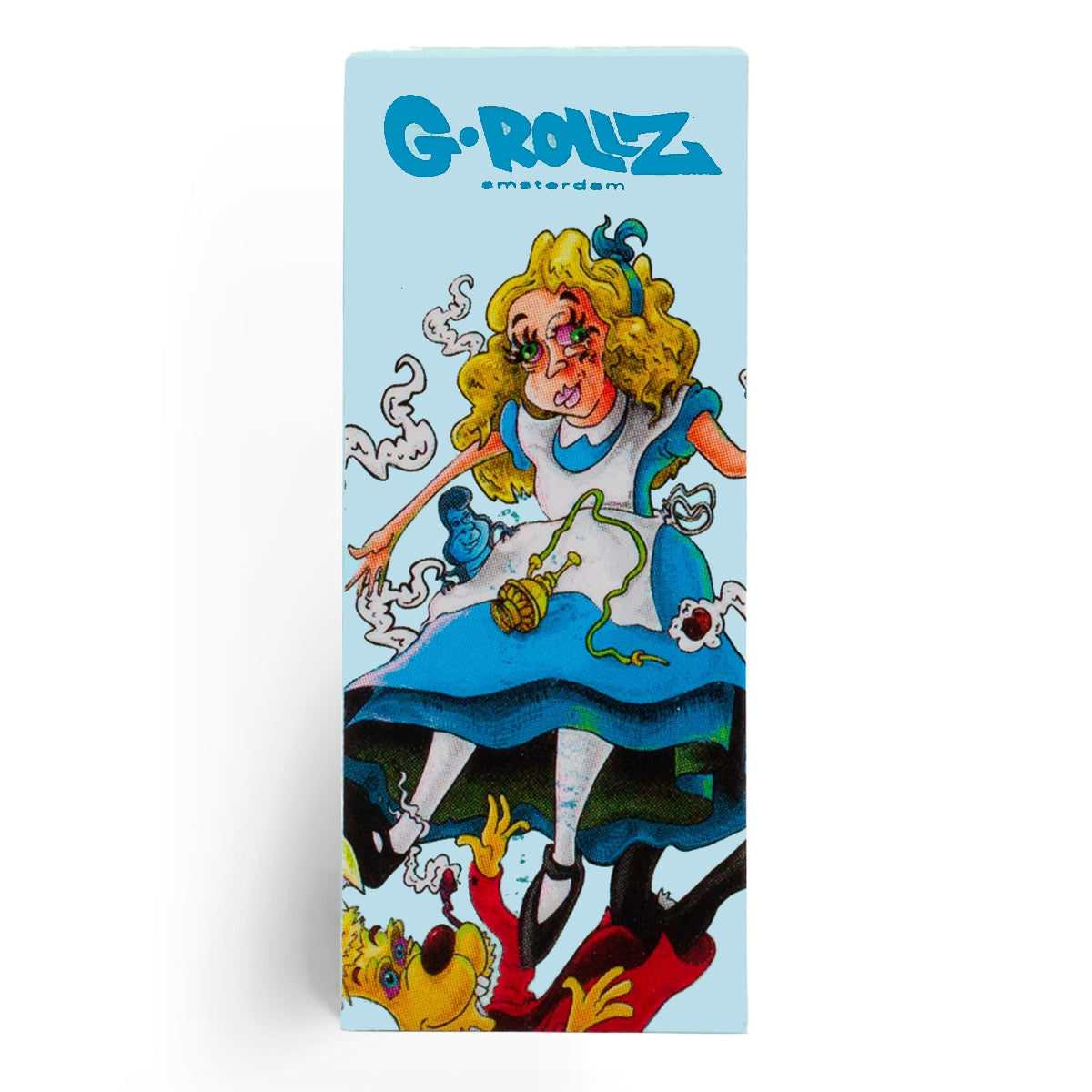 G-Rollz | Dunkees 'Alice' Blue Filter Tips 2,5 X 6cm 50 Tips Book 24/Display