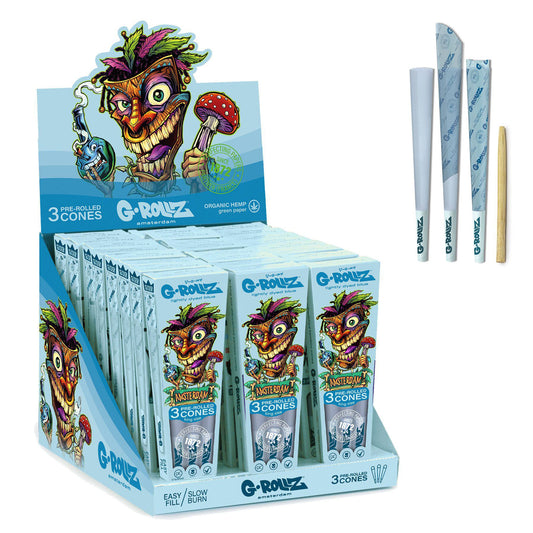 G-Rollz | Collector 'Tiki' Blue - 3 KS Cones (24 Packs Display)