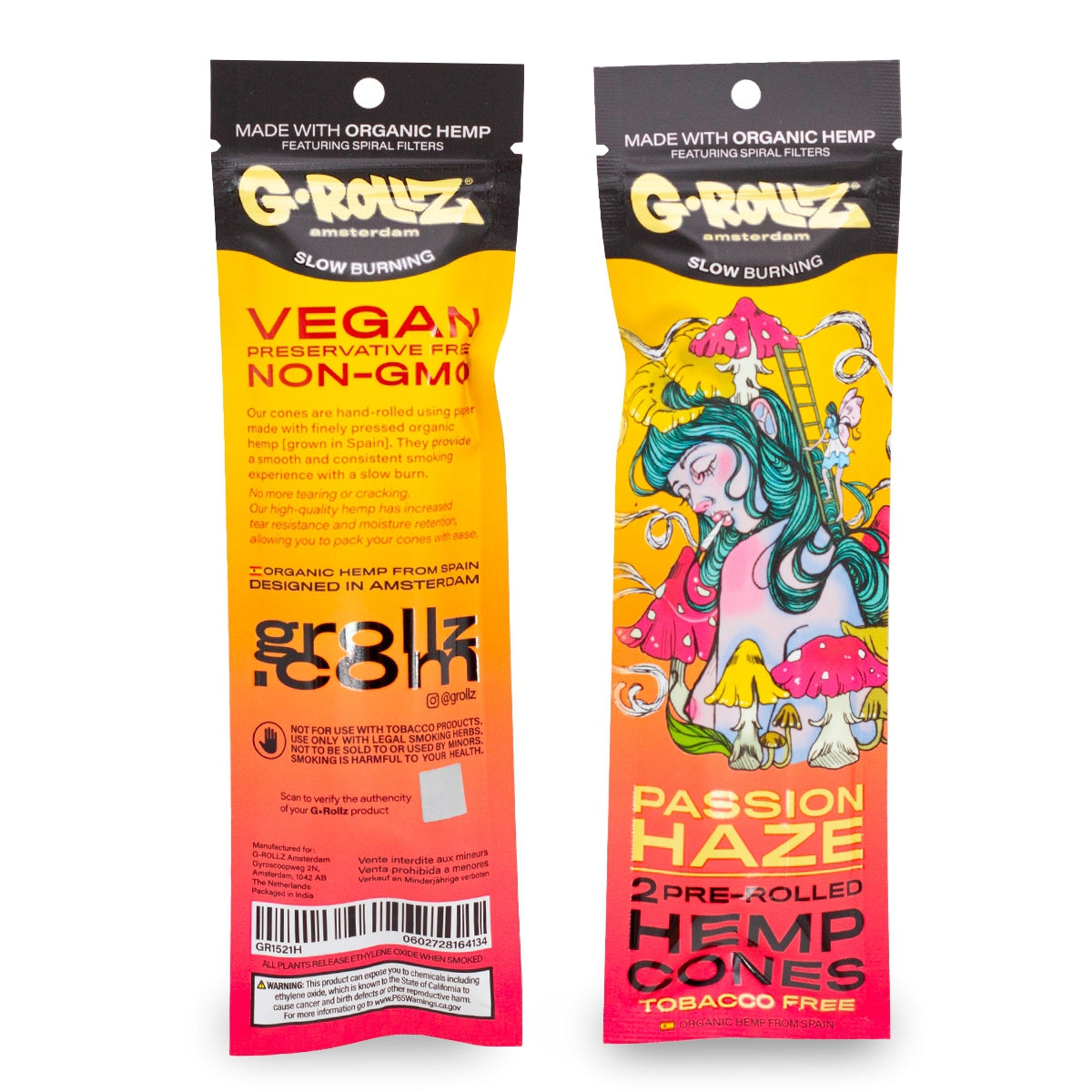 G-Rollz | 2x 'Passion Haze' Pre-Rolled Hemp Cones (12 Pack Display, 24 Cones)