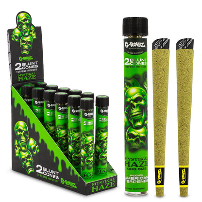 G-Rollz | 'Mystikal Haze' Terpene Infused Cones (12 Pack Display, 24 Cones)