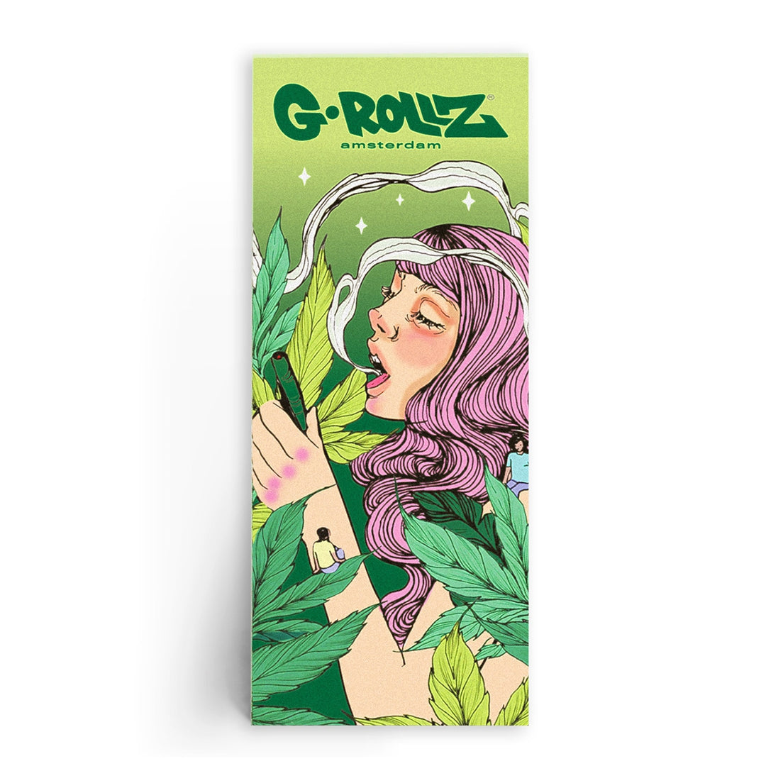 G-Rollz | Collector 'Colossal Dream' Green Filter Tips 2,5 X 6cm 50 Tips Book 24/Display