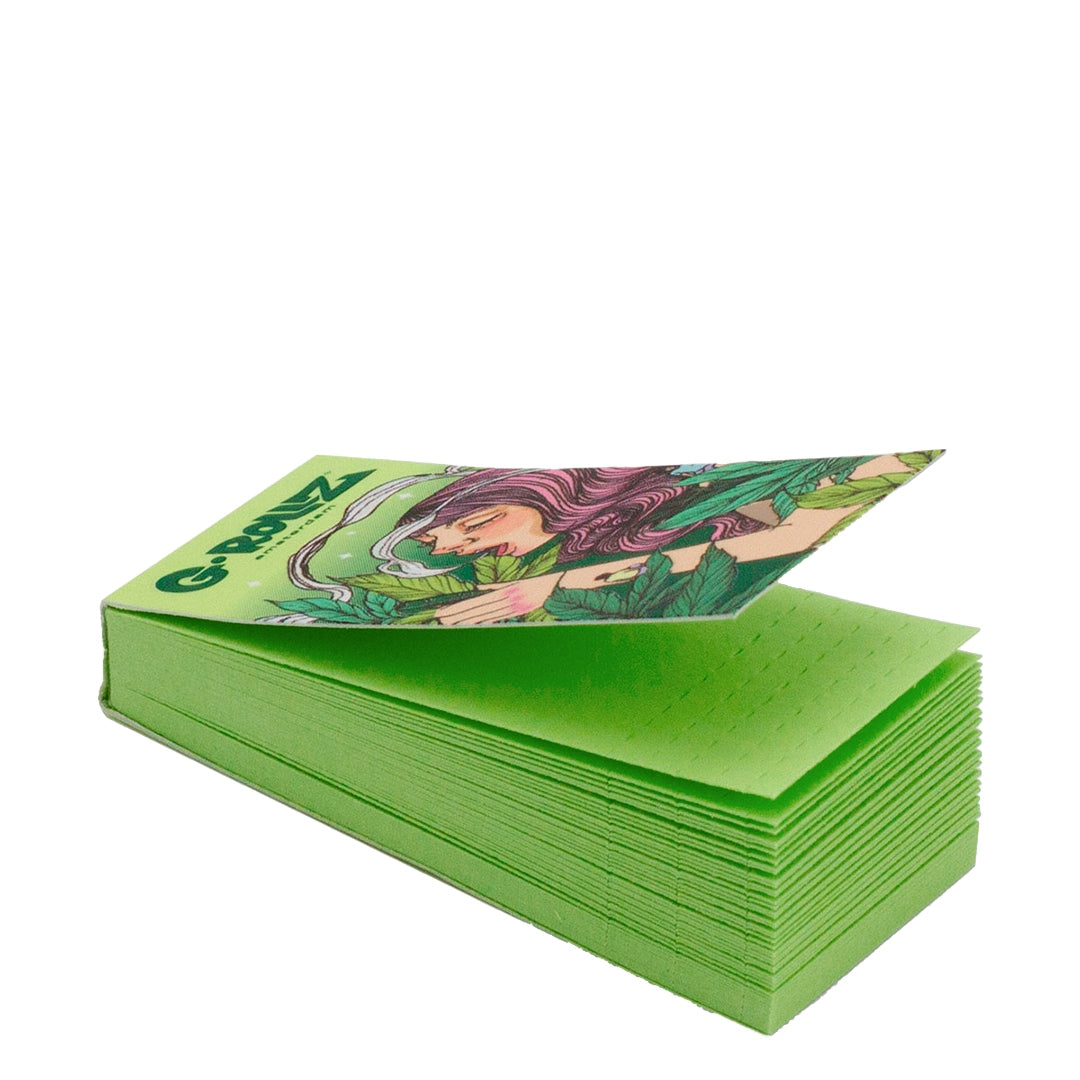 G-Rollz | Collector 'Colossal Dream' Green Filter Tips 2,5 X 6cm 50 Tips Book 24/Display