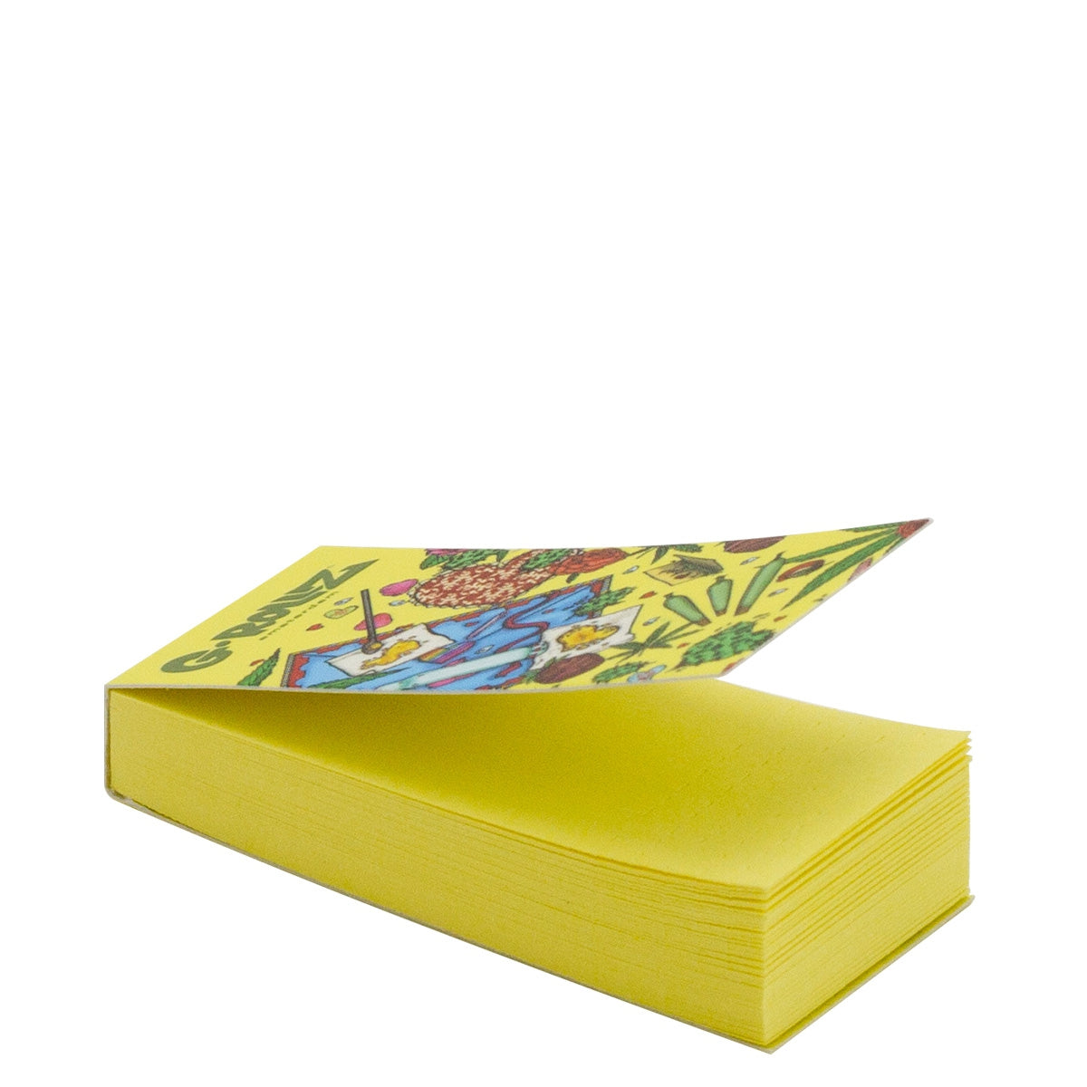 G-Rollz | Collector 'Picnic' Yellow Filter Tips 2,5 X 6cm 50 Tips Book 24/Display