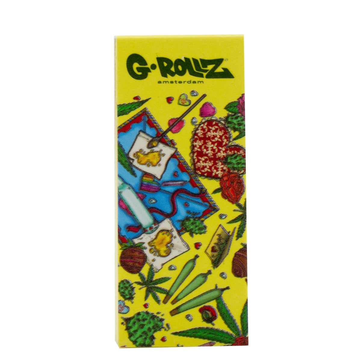 G-Rollz | Collector 'Picnic' Yellow Filter Tips 2,5 X 6cm 50 Tips Book 24/Display