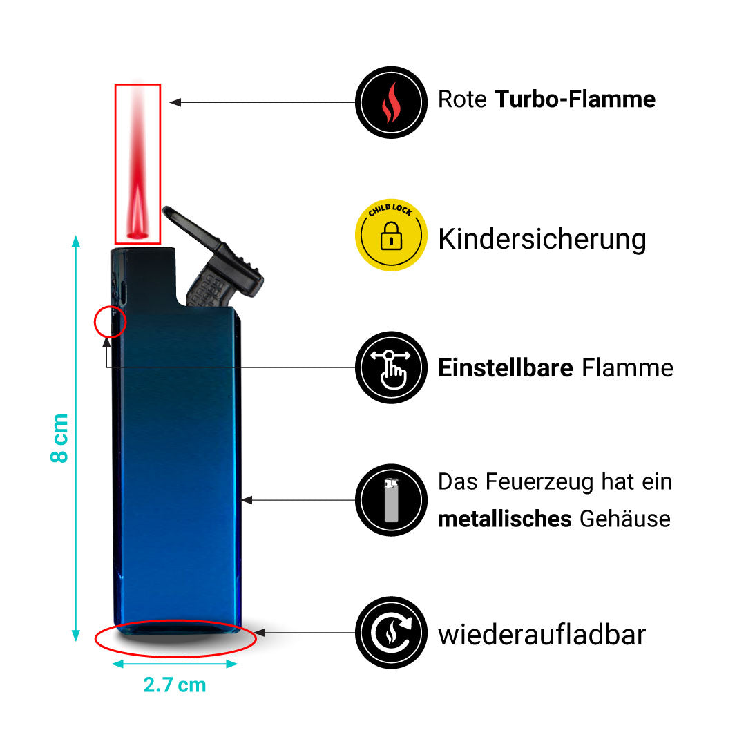 TQ Turbo Lighters “Metallic”