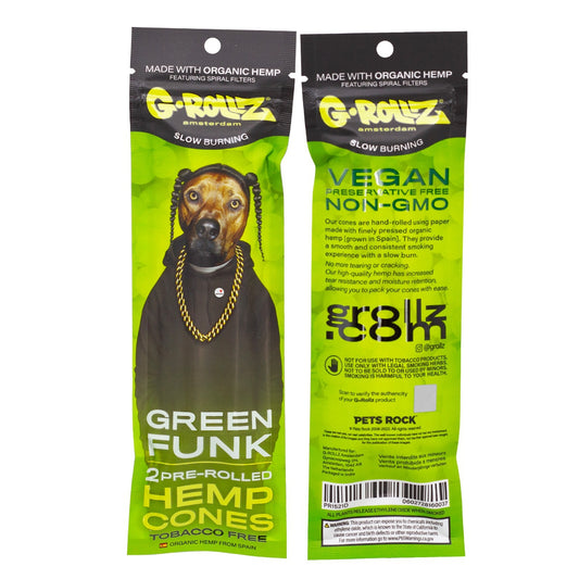 G-Rollz | 2x 'Green Funk' Pre-Rolled Hemp Cones (12 Pack Display, 24 Cones)