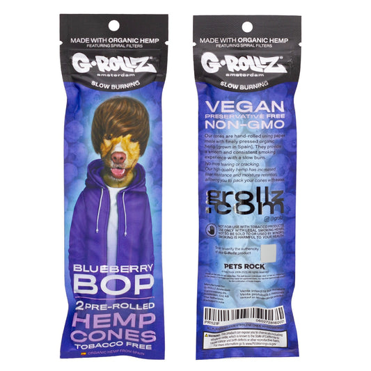 G-Rollz | 2x 'Blueberry Pop' Pre-Rolled Hemp Cones (12 Pack Display, 24 Cones)