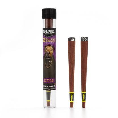 G-Rollz | 'The Dog' Terpene Infused Cones 'Purple Haze' (12 Pack Display, 24 Cones)