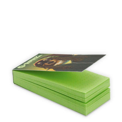 G-Rollz | Pets Rock 'Reggae' Green Filter Tips 2,5 X 6cm 50 Tips Book 24/Display