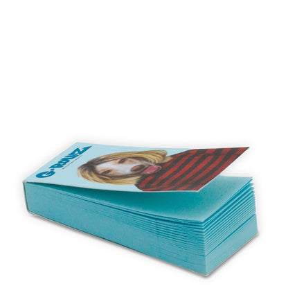 G-Rollz | Pets Rock 'Grunge' Blue Filter Tips 2,5 X 6cm 50 Tips Book 24/Display