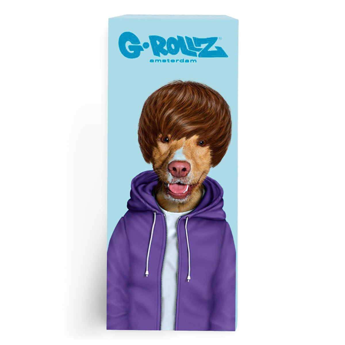 G-Rollz | Pets Rock 'Teen' Blue - 50 KS Slim Papers + Tips (24 Booklets Display)