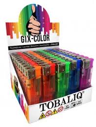 TobaliQ lighters GIX-Color Transparent